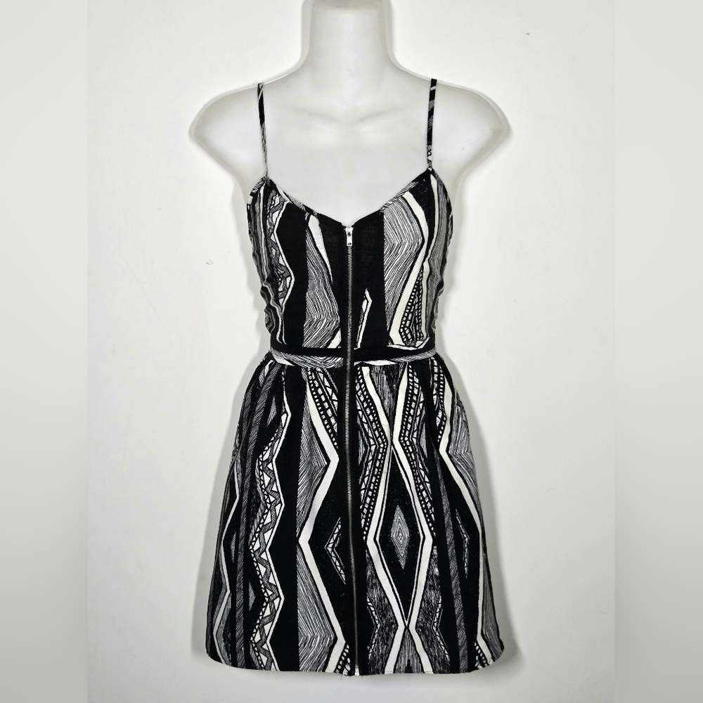 Silence + Noise Urban Outfitters Black and White Dress